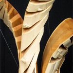 ri-flessioni in robinia | robinia h 125 cm